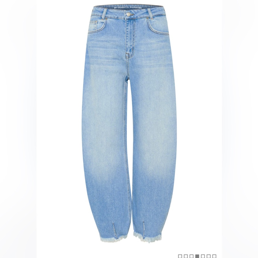 My Essential Wardrobe Light Blue Barrel Jeans